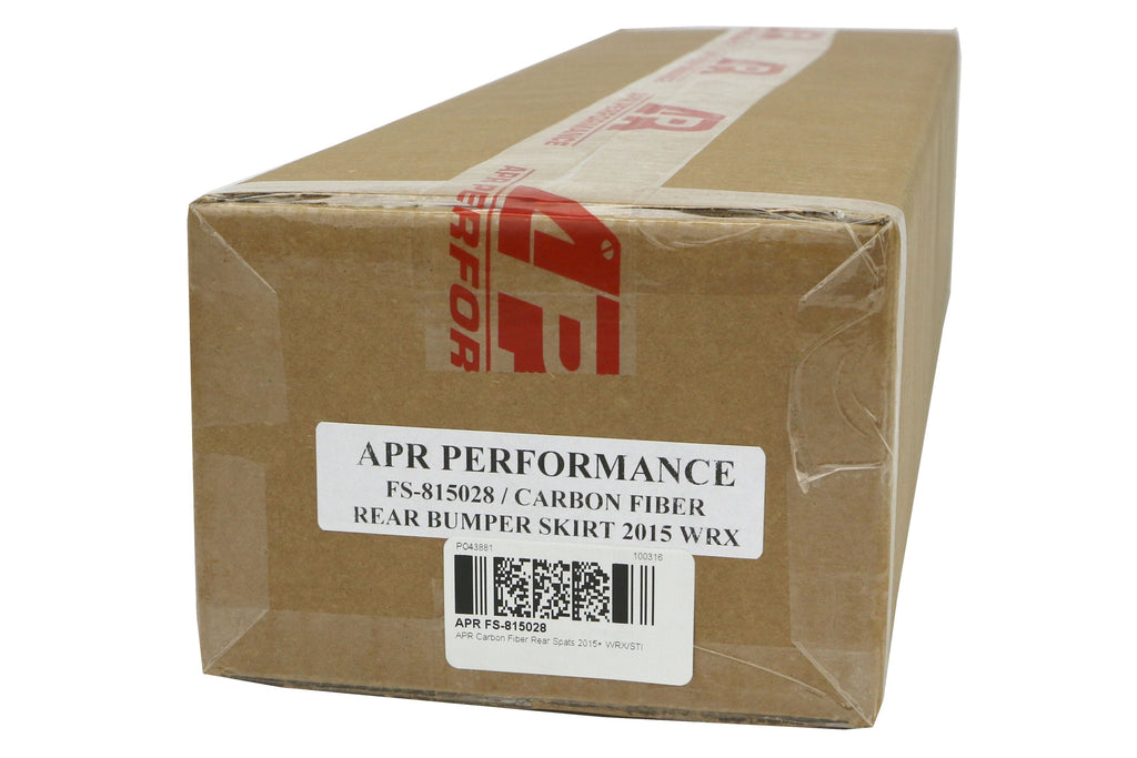 APR Performance Carbon Fiber Rear Spats - 2015-2021 Subaru WRX / STI