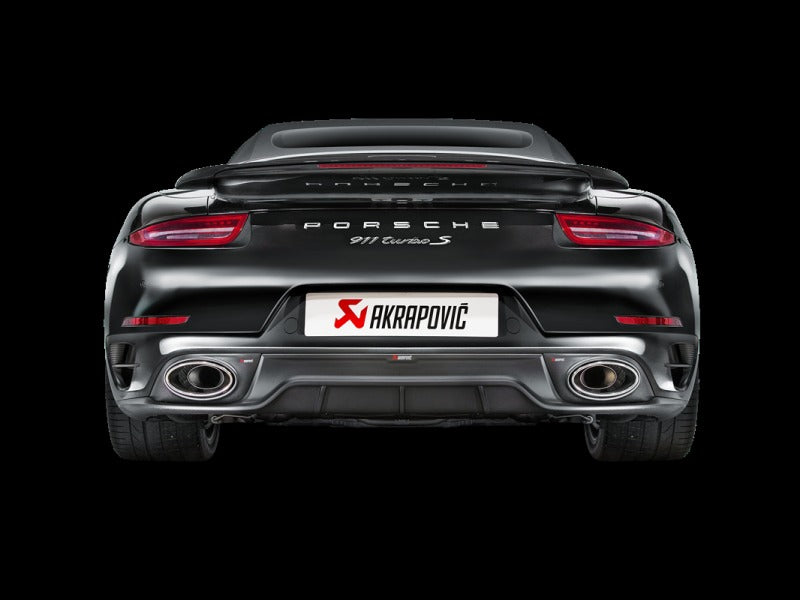 Akrapovic Rear Carbon Fiber Diffuser Matte for 2014-2015 Porsche 911 Turbo/Turbo S (991) - DI-PO/CA/2