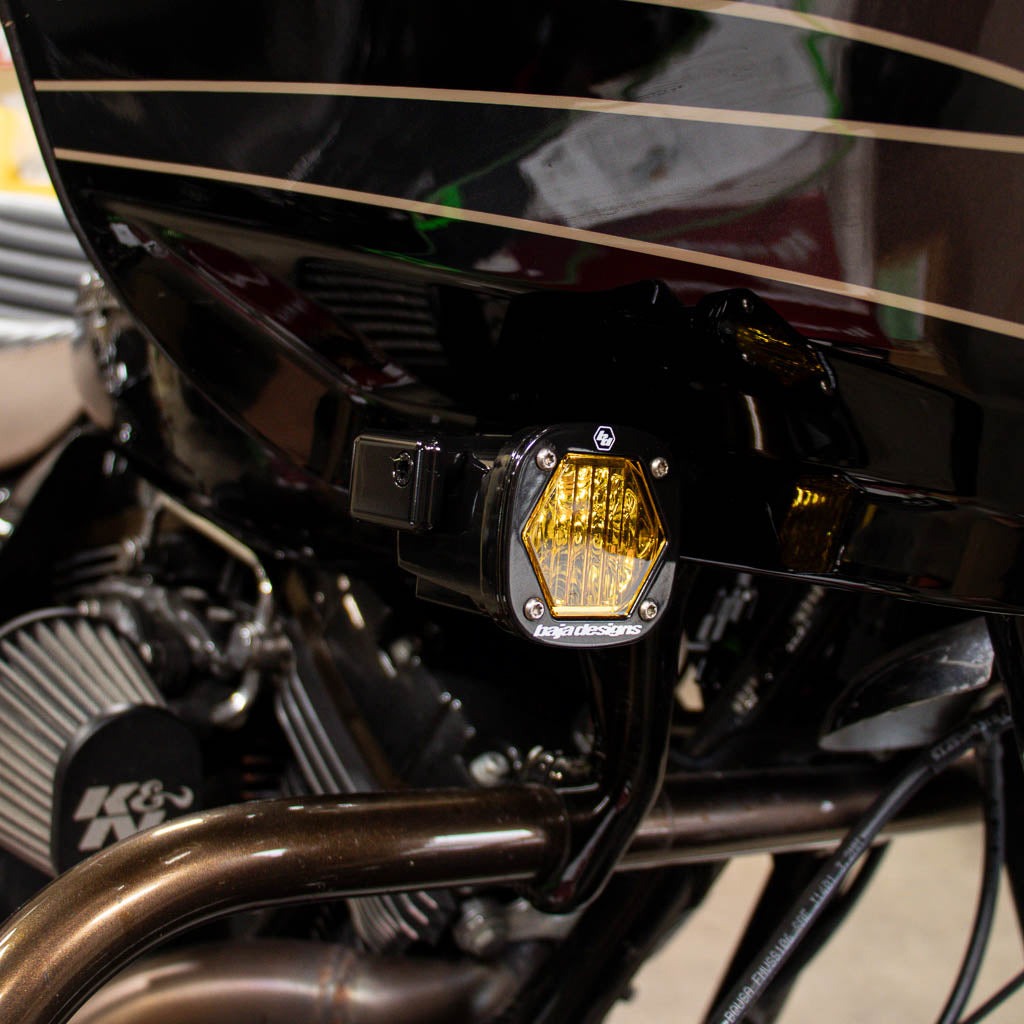 A10 MOTO 98-13 Road Glide Billet S1 Pod Front Turn Signal Kit Combo Kit