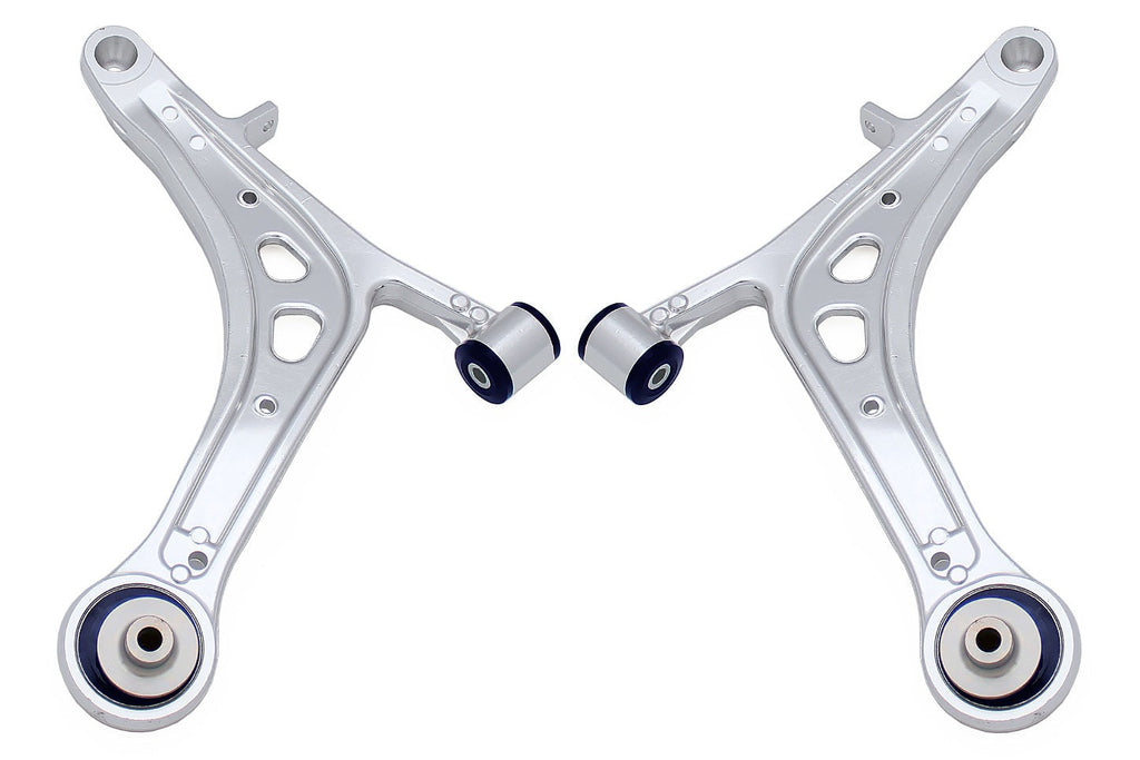 SuperPro Front Lower Alloy Control Arm Kit (+Caster) - 2008-2014 Subaru WRX / STI