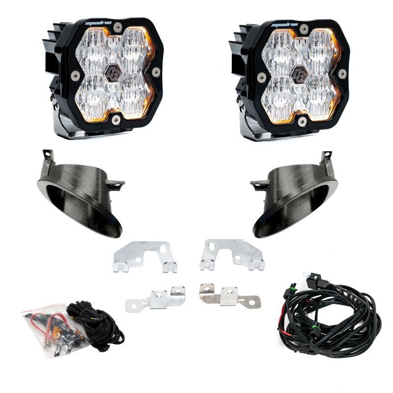Baja Designs 14-18 Mercedes Sprinter Van 2500/3500 Squadron Sport 2.0 Fog Pocket Kit (WC) - Clear