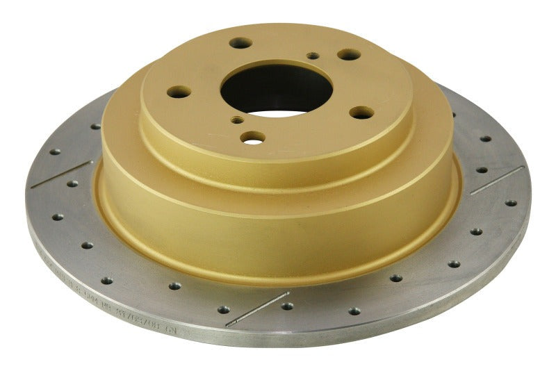DBA Street Series Drilled & Slotted Rear Rotor - 2002-2006 Subaru WRX / 1998-2007 Subaru Impreza 2.5L RS