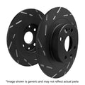 EBC USR Slotted Rear Brake Rotors - 2013-2023 Subaru Forester 2.5L