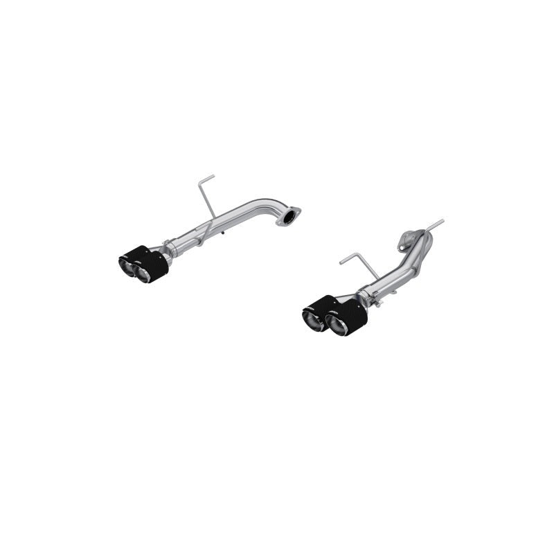MBRP 2.5in T304 Stainless Steel Catback - Dual Split Rear Exit w/ Quad CF Tips - 2022-2026 Subaru WRX