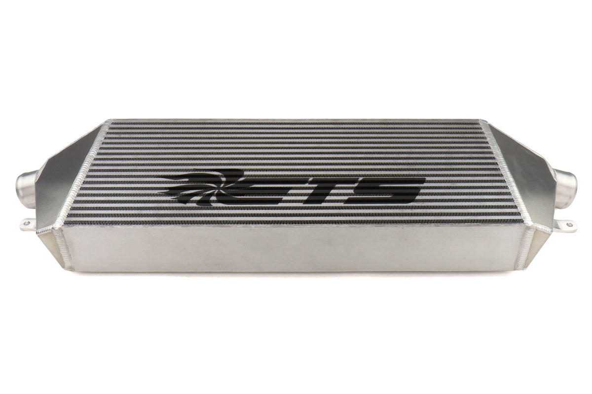 ETS Front Mount Intercooler Silver 3" Core Black Stencil - 2008-2014 Subaru WRX / STI