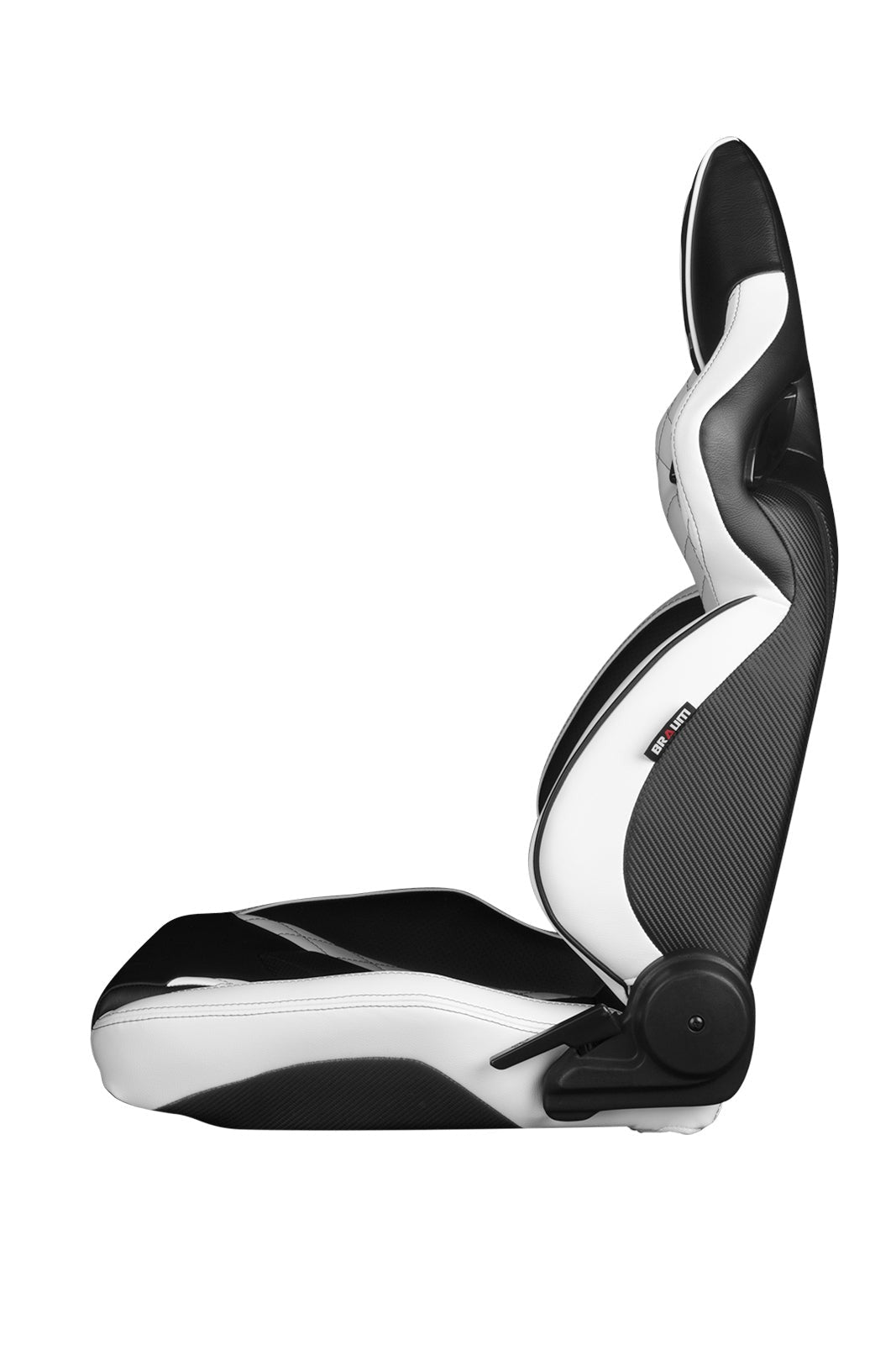 Braum Orue Series Sport Seats White Diamond (Black Stitching)-Universal