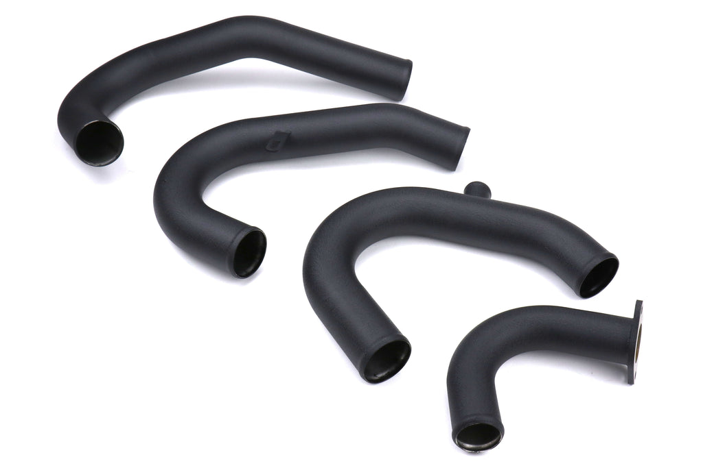 ETS FMIC Intercooler Piping Wrinkle Black w/ Stock BOV Flange - 2015-2021 Subaru WRX