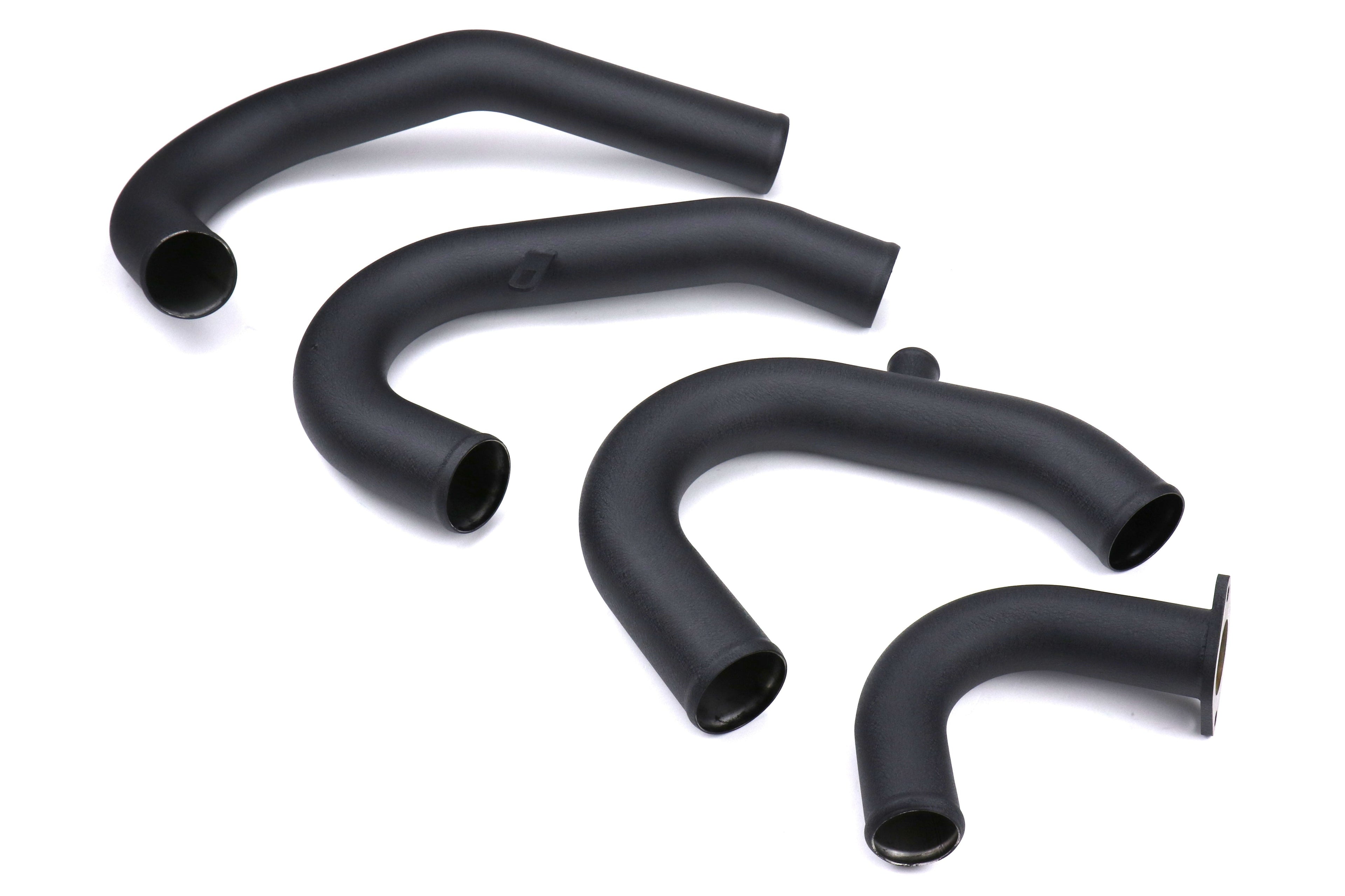 ETS FMIC Intercooler Piping Wrinkle Black w/ Stock BOV Flange - 2015-2021 Subaru WRX