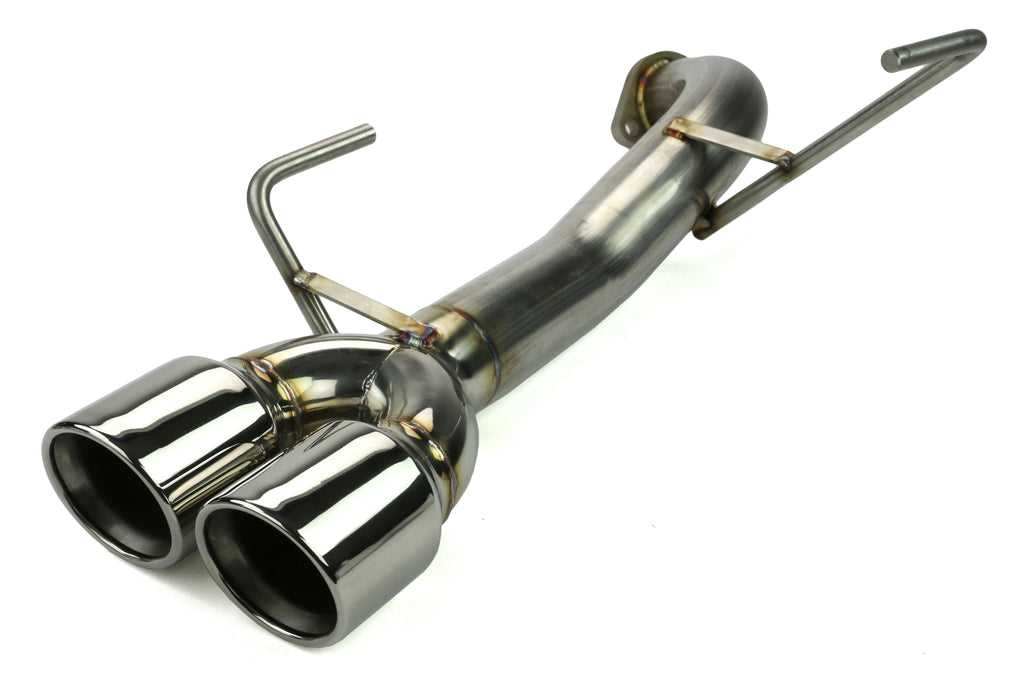 ETS Axle Back Exhaust System No Muffler Polished Tips - Subaru Models (inc. 2015-2020 WRX / 2015-2018 STI)