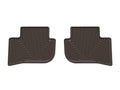 WeatherTech 22-24 Toyota Corolla Cross AWD/FWD Rear All-Weather Floor Mats - Cocoa