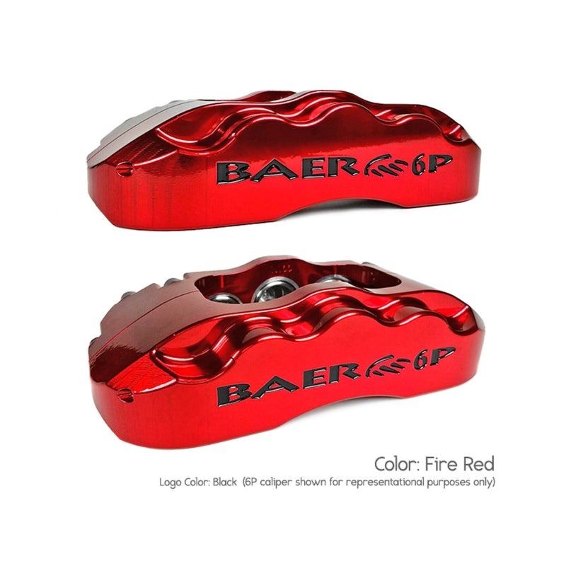 Baer Brakes 70-72 Dodge Challenger STD Studs 13in Track4 Front SDZ Brake Kit - Fire Red