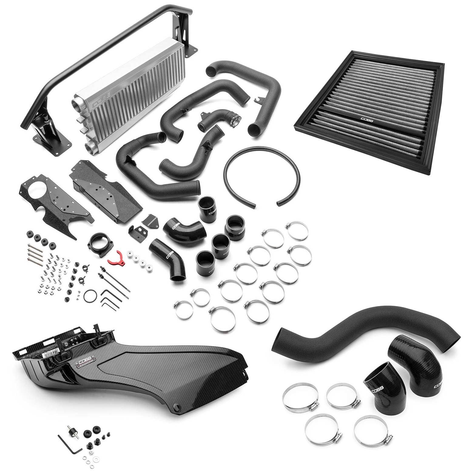 Cobb FMIC + Redline Intake Package - Silver - 2022-2026 Subaru WRX