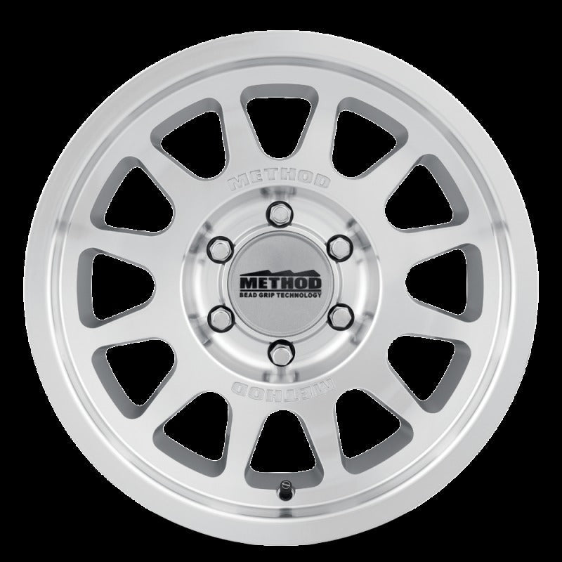 Method MR703 Bead Grip 17x8.5 +35mm Offset 6x5.5 106.25mm CB Machined - Clear Coat Wheel