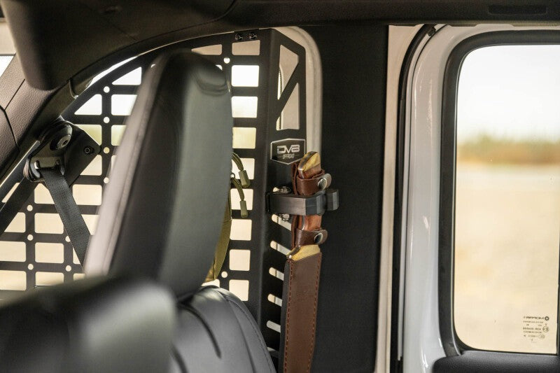 DV8 Offroad 18-25 Jeep Wrangler (JL) 4-Door Rear Window Pocketed Molle Panels