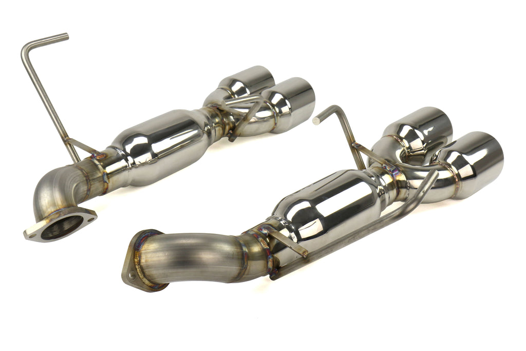 ETS Axle Back Exhaust System w/ Muffler Polished Tips - Subaru Models (inc. 2015-2021 WRX / 2015-2018 STI)