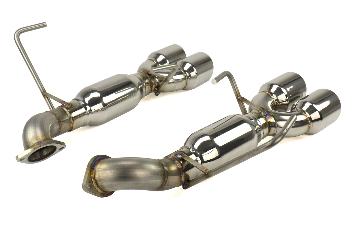 ETS Axle Back Exhaust System w/ Muffler Polished Tips - Subaru Models (inc. 2015-2021 WRX / 2015-2018 STI)