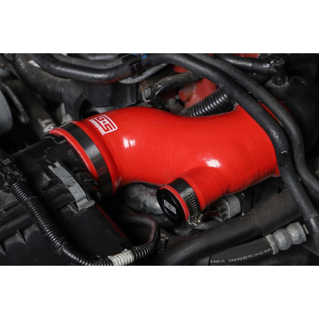GrimmSpeedPost MAF Hose Kit Red w/ OEM Sound Generator Tube - 2015-2017 Subaru STI