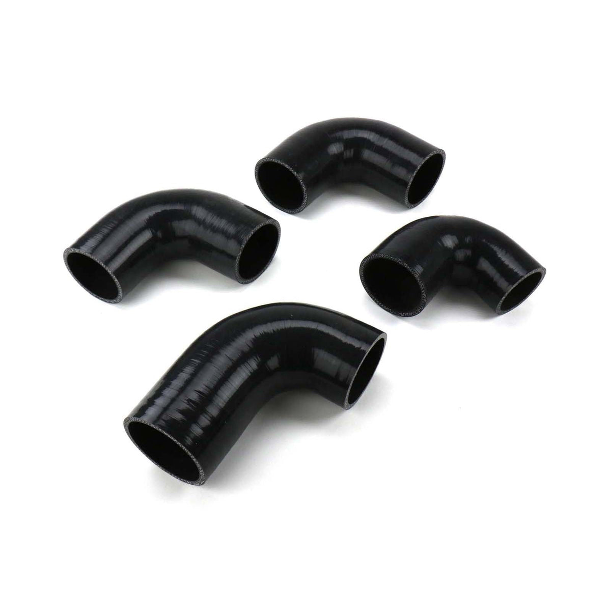 GrimmSpeed Front Mount Intercooler Piping Kit Black - 2008-2014 Subaru STI