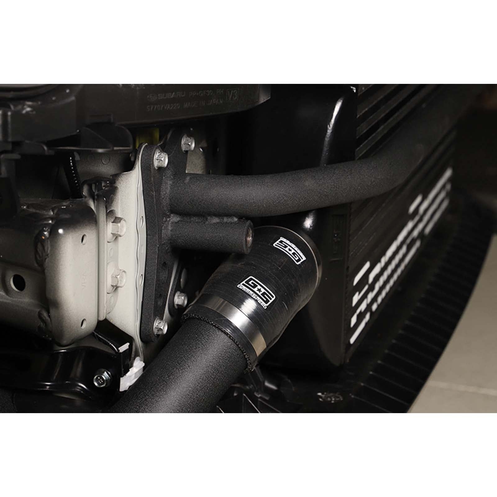 GrimmSpeed Front Mount Intercooler Bumper Bar Black - 2015-2021 Subaru WRX / STI