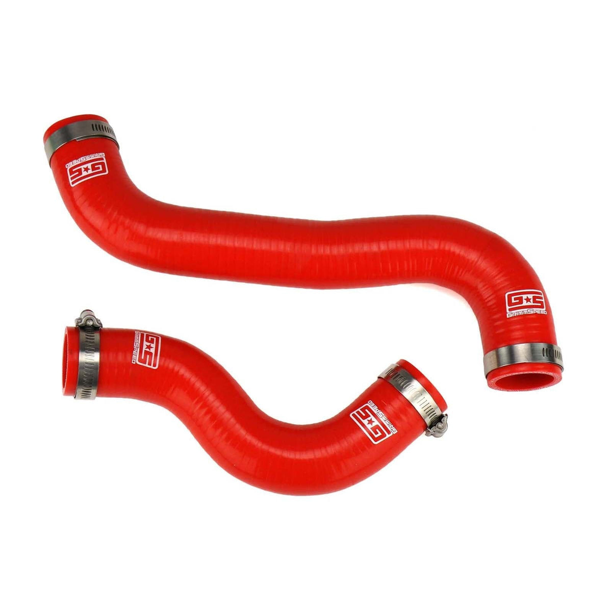 GrimmSpeed Radiator Hose Kit Red - 2015-2018 Subaru WRX / 2014-2017 Subaru Forester XT