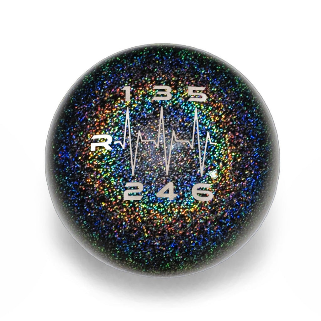 Billetworkz Weighted Shift Knob - 6 Speed Heartbeat Engraving - BRZ / GR86 2022+