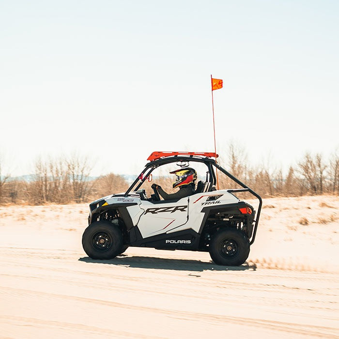 Polaris RZR Trail (Plastic Roof) 2021 Roof Rack Cutout for 30 Inch Light Bar Prinsu