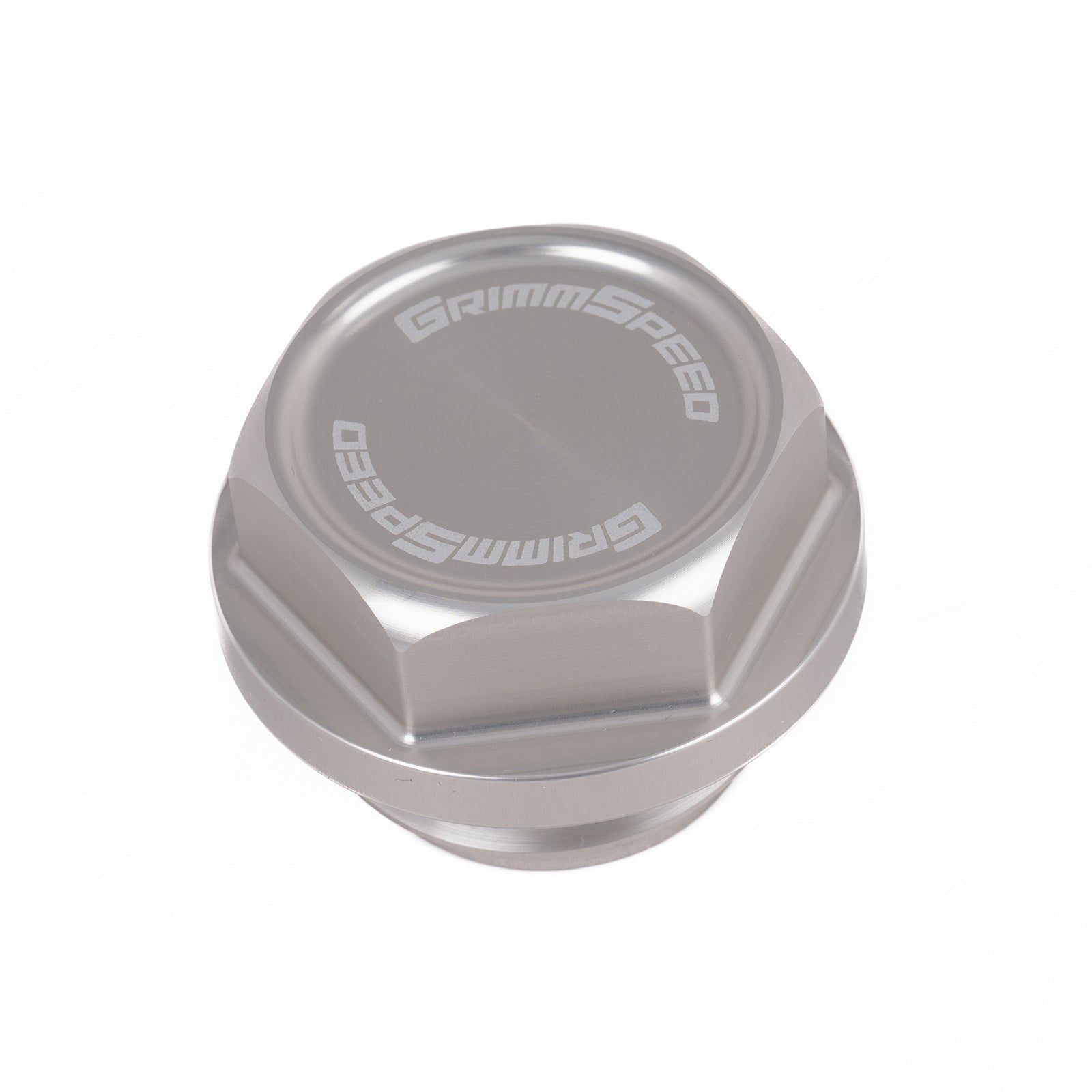GrimmSpeed Version 2 Bolt Oil Cap (Silver) - Subaru Universal