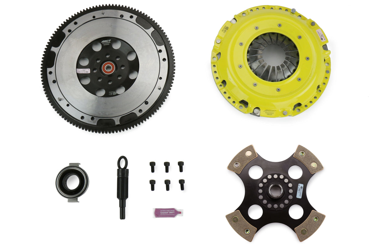 ACT Heavy Duty Race Rigid 4 Pad Clutch Kit w/ Streetlite Flywheel - Subaru Models (inc. 2006+ WRX / 2005-2009 Legacy GT)