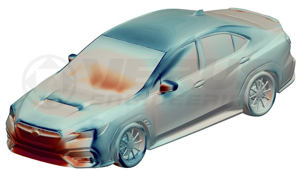 Verus Hood Louver Kit - Raw - 2022-2024 Subaru WRX