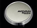 Advan Racing Center Cap 63MM Flat Type Sand Metallic Finish w/Black Letters - Universal