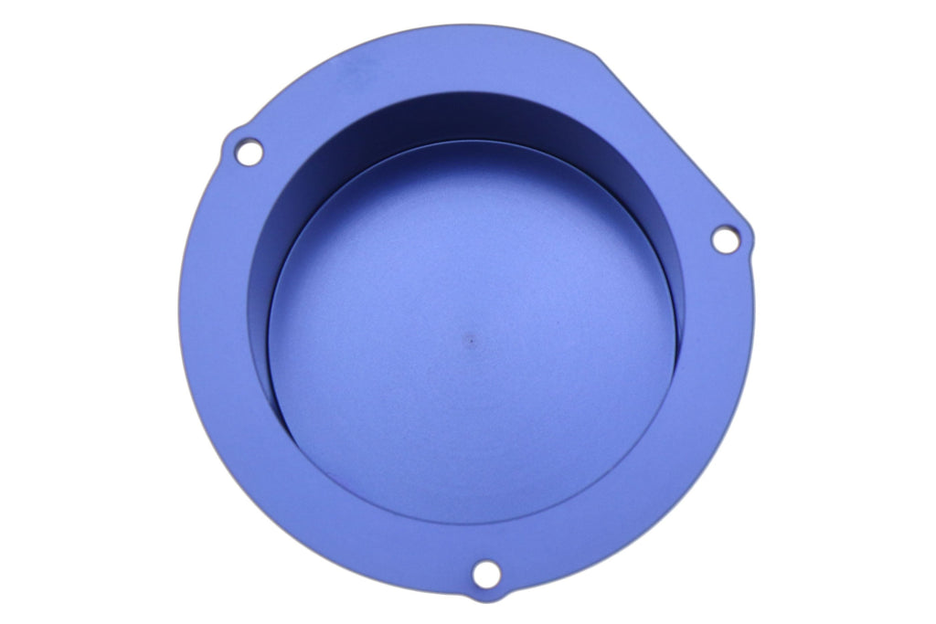 TurboXS Billet Aluminum Vacuum Pump Cover Blue - 2015-2021 Subaru WRX