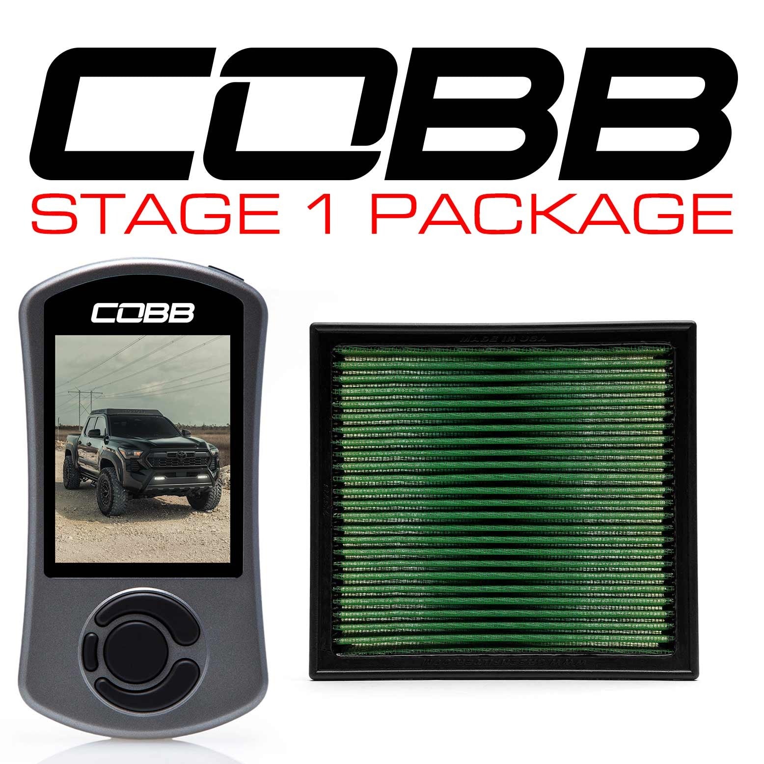 Cobb Stage 1 Power Package - 2024-2026 Toyota Tacoma AT/MT