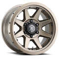 ICON Alloys Rebound Pro 17x8.5 5x5.5 0mm 4.75" Backspacing Bronze Wheel - 21817858547LBBR