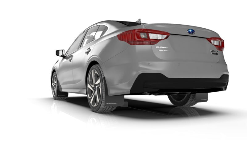 Rally Armor UR Mud Flap w/Grey Logo - Black - 2020-2024 Subaru Legacy