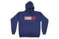 IAG Boxer Logo Hoodie (Navy) - Size XL