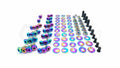 Fast Turn Fittings (True Burned) Stage 2 Titanium Hardware Engine Bay Kit - 2015-2021 Subaru WRX / STI
