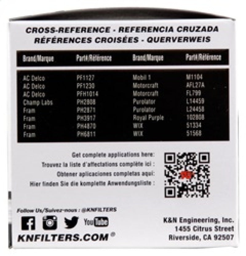 K&N Oil Filter PS-1004 - Universal