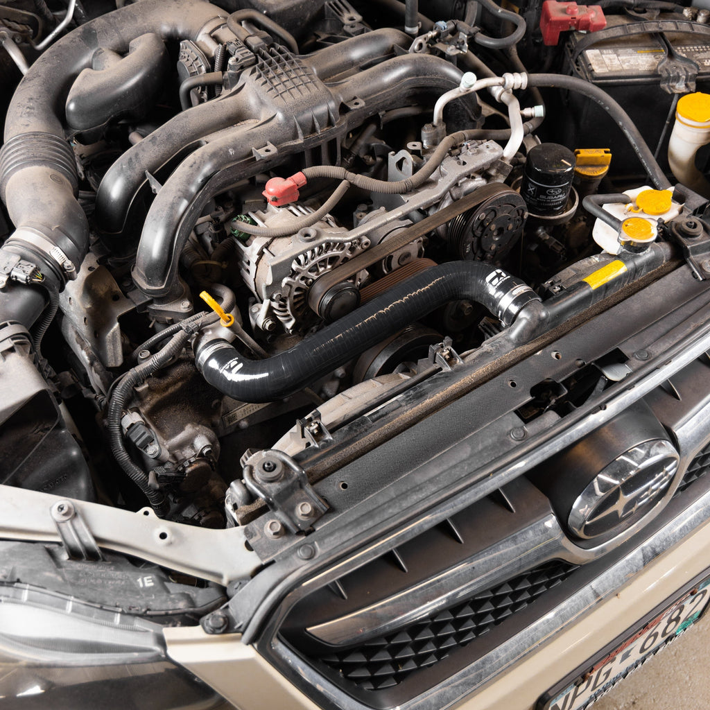 Overtake Radiator Hose Kit (Black) - 2013-2017 Subaru Crosstrek / 2012-2016 Impreza / 2011-2018 Forester