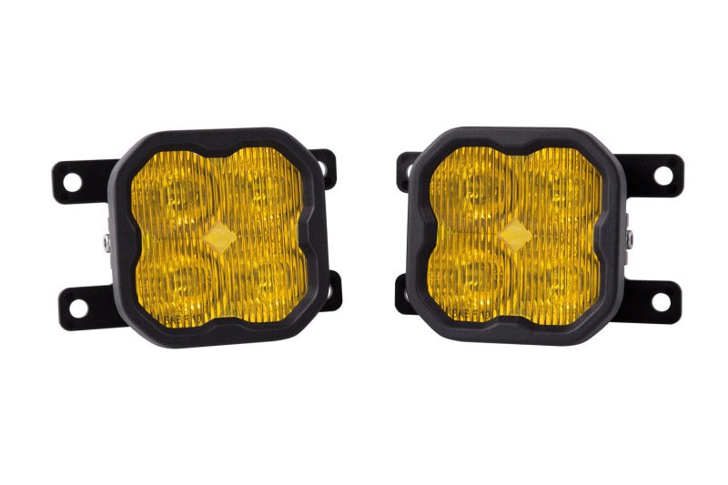 Diode Dynamics SS3 Pro Type AS Fog Light Kit ABL - Yellow SAE - Universal