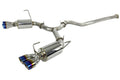 ETS Quiet Cat Back Exhaust System Titanium Tip - 2015-2021 Subaru WRX / STI