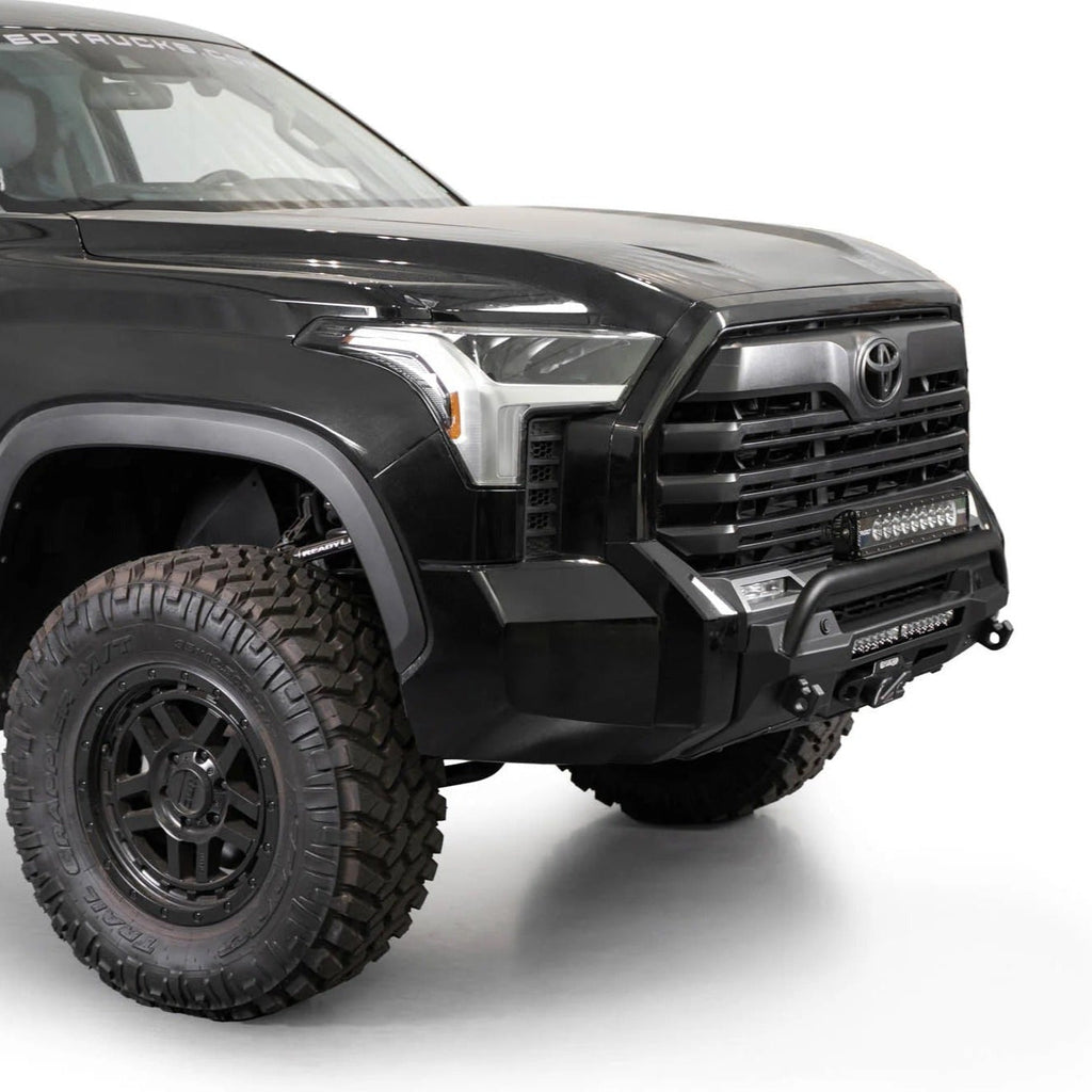 Addictive Desert Designs 2022+ Toyota Tundra Stealth Center Mount Front Bumper w/ Top Hoop