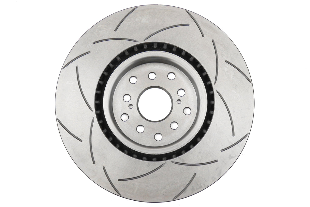 DBA T2 Street Series Slotted Rotor Single Front - 2005-2017 Subaru STI