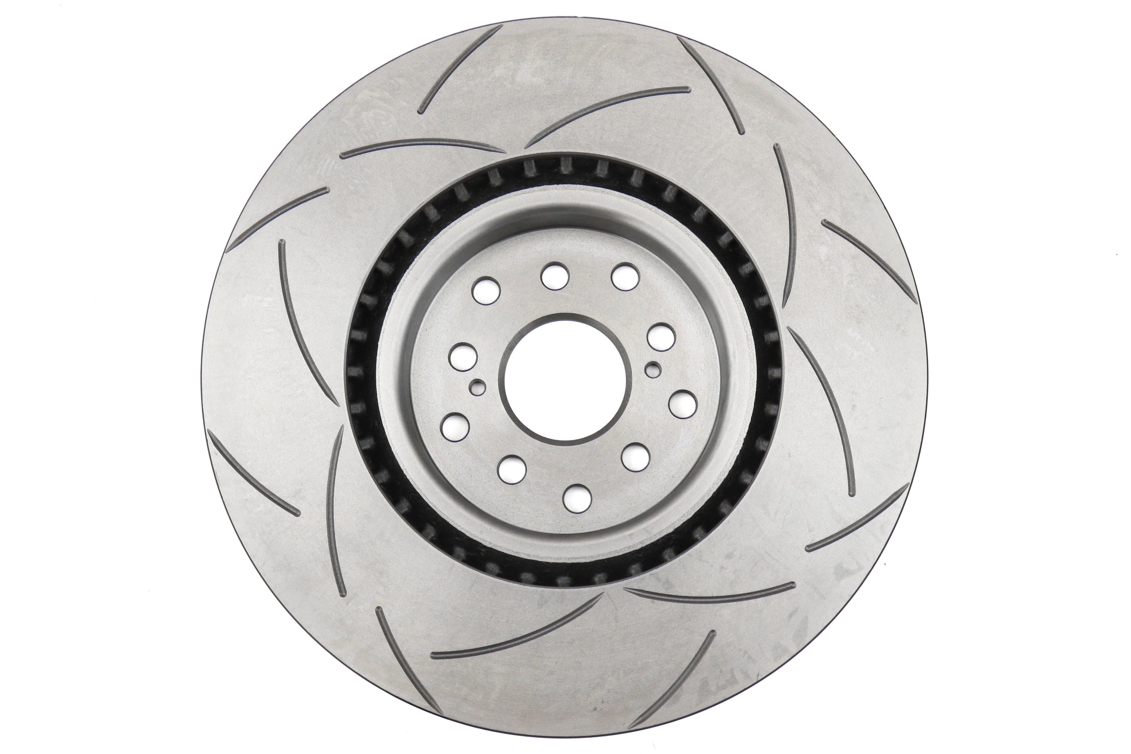 DBA T2 Street Series Slotted Rotor Single Front - 2005-2017 Subaru STI