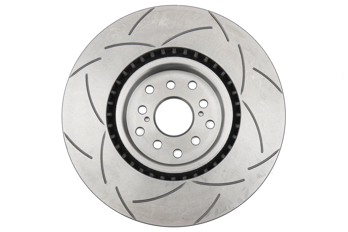 DBA T2 Street Series Slotted Rotor Single Front - 2005-2017 Subaru STI