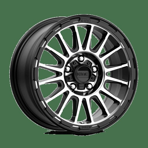 KM542 16X8 6X5.5 S-BLK MACH 00MM