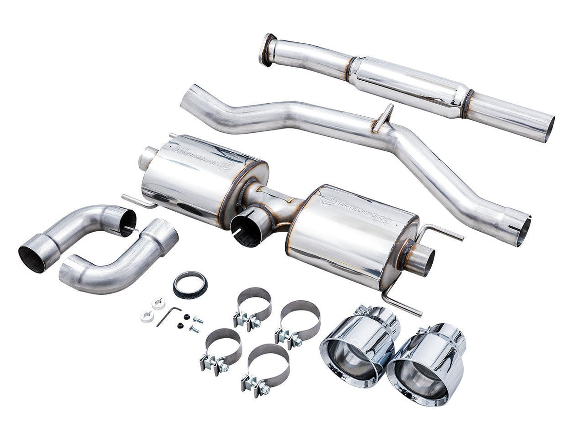 AWE Touring Edition Exhaust - Chrome Silver Tips - 2013-2024 Scion FRS / Subaru BRZ / Toyota GR86