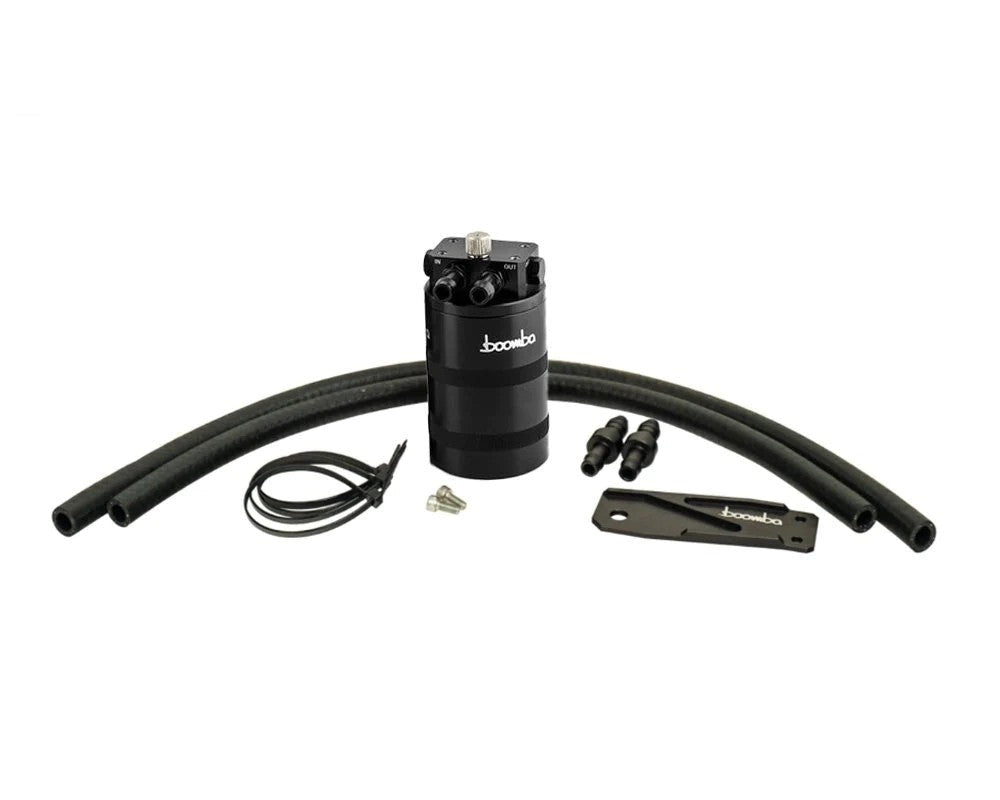 Boomba Racing Stage 1 Catch Can Kit - BLACK - 2022-2024 Subaru WRX