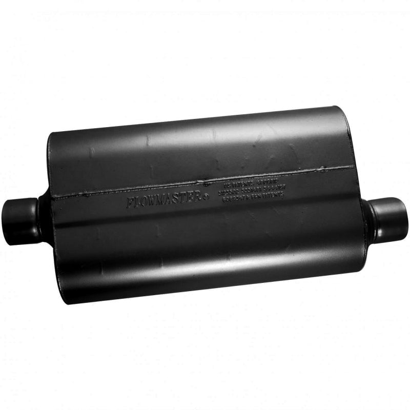 Flowmaster Super 50 Series 2.5-Inch Center Inlet/Offset Outlet Muffler - 52557