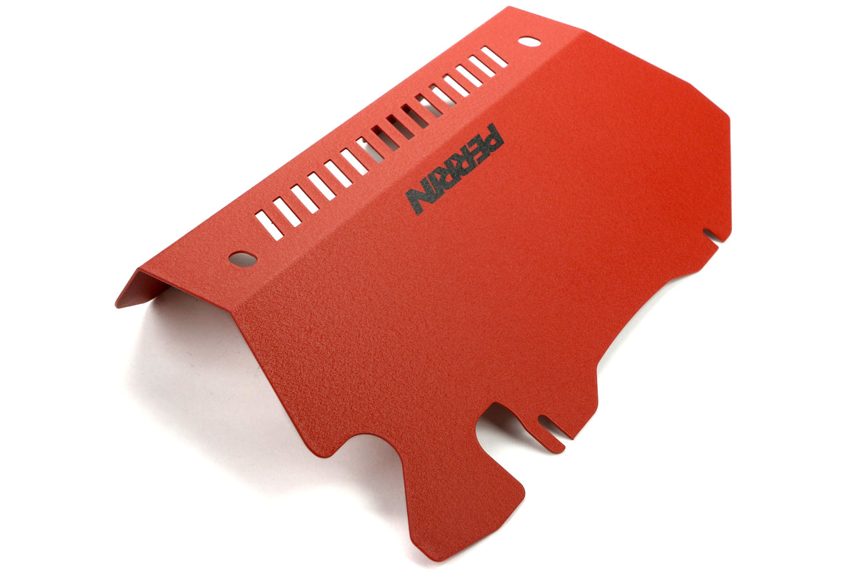 PERRIN Pulley Cover Red - 2015-2020 Subaru WRX