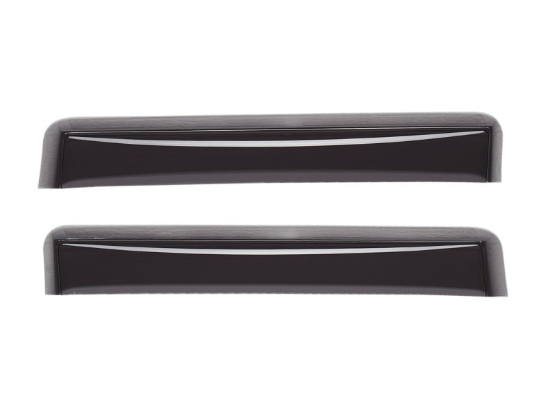 WeatherTech 08-20 Dodge Caravan Rear Side Window Deflectors - Dark Tint